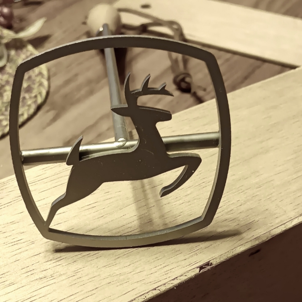 John Deere branding iron for steaks! Great Christmas gift!